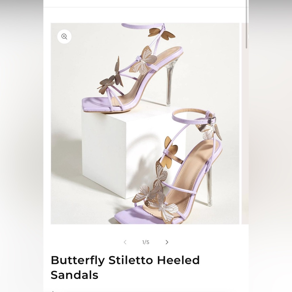 Lilac heels